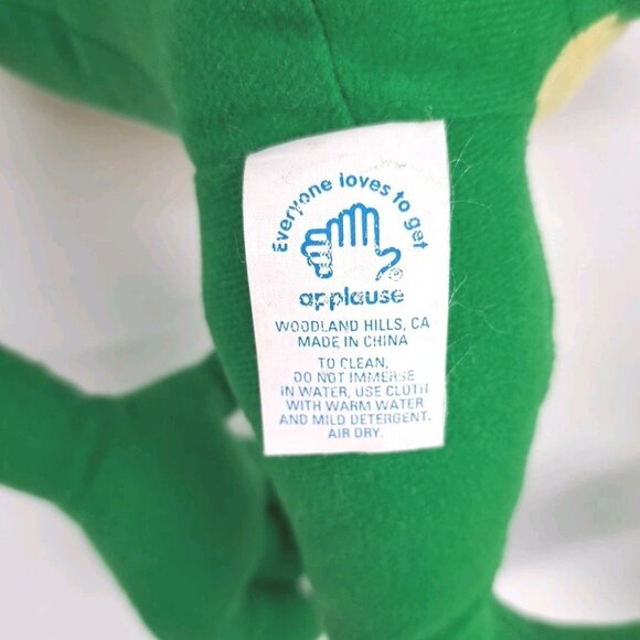 Vintage Looney Tunes Applause 1994 WB Michigan J Frog Poseable Plush Toy 22 Inch - Picture 8 of 9